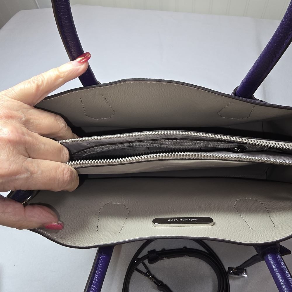 Michael Kors Purple Crossbody Bag - Picture 12 of 16